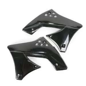 UFO kryty chladiče KAWASAKI KXF 250 09-11 barva černá (UFO kryty chladiče KAWASAKI KXF 250 09-11 barva černá)