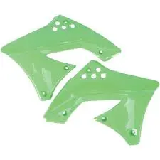 UFO kryty chladiče KAWASAKI KXF 250 09-11 barva zelená (UFO kryty chladiče KAWASAKI KXF 250 09-11 barva zelená)
