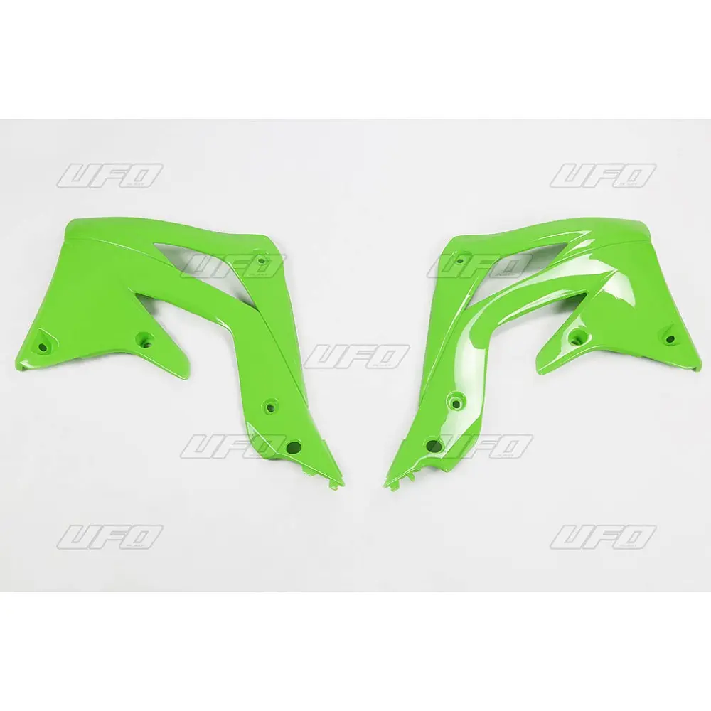 UFO kryty chladiče KAWASAKI KXF 450 12-15 barva zelená ( )