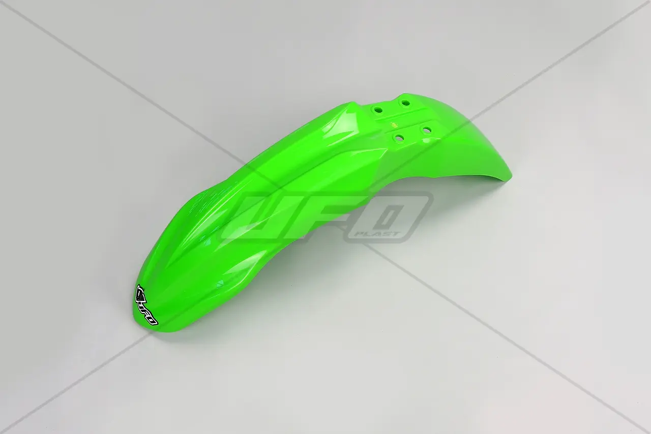 UFO přední blatník KAWASAKI KXF 250 13-16, KXF 450 12-15 barva zelená (UFO přední blatník KAWASAKI KXF 250 13-16, KXF 450 12-15 barva zelená)