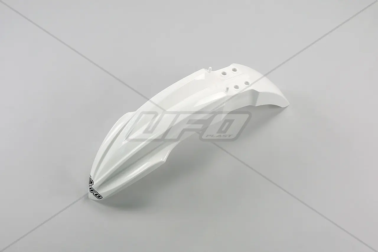 UFO blatník přední KAWASAKI KX 85 14-26, KX 112 22-26, barva bílá (UFO blatník přední KAWASAKI KX 85 14-26, KX 112 22-26, barva bílá)