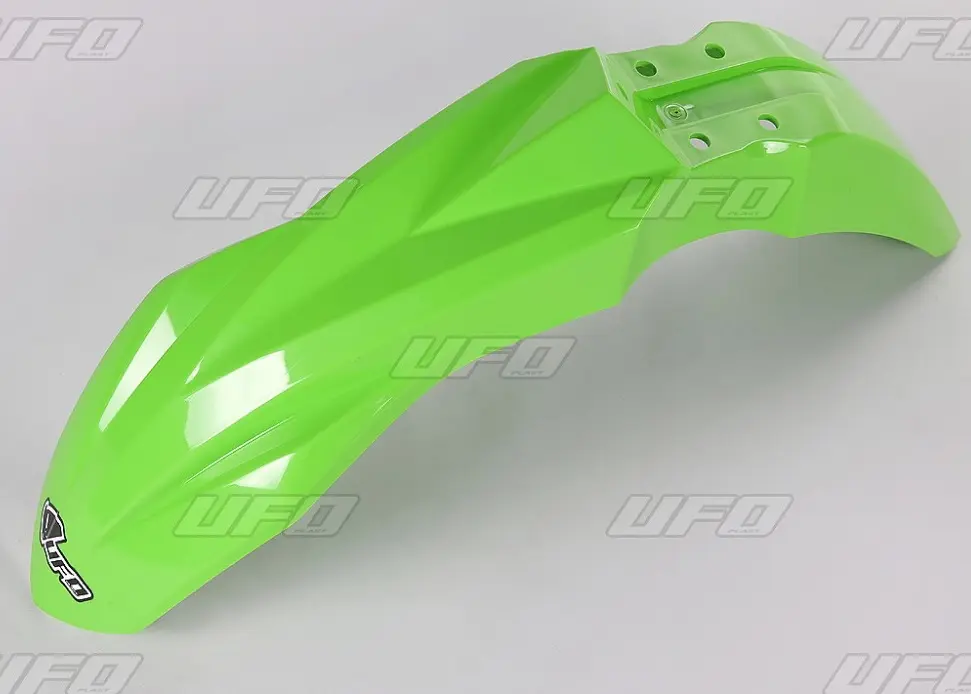 UFO blatník přední KAWASAKI KXF 250 17, KXF 450 16-17 barva zelená (UFO blatník přední KAWASAKI KXF 250 17, KXF 450 16-17 barva zelená)