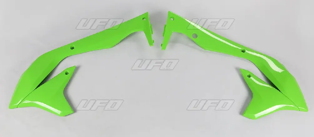 UFO kryty chladiče KAWASAKI KXF 450 16-18 barva zelená ( )