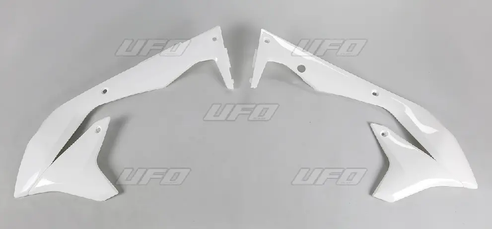 UFO kryty chladiče KAWASAKI KXF 450 16-18 barva bílá (UFO kryty chladiče KAWASAKI KXF 450 16-18 barva bílá)