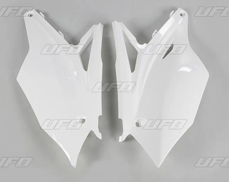 UFO boční tabulky zadní KAWASAKI KXF 250 17-20, KXF 450 16-18, barva bílá ( )