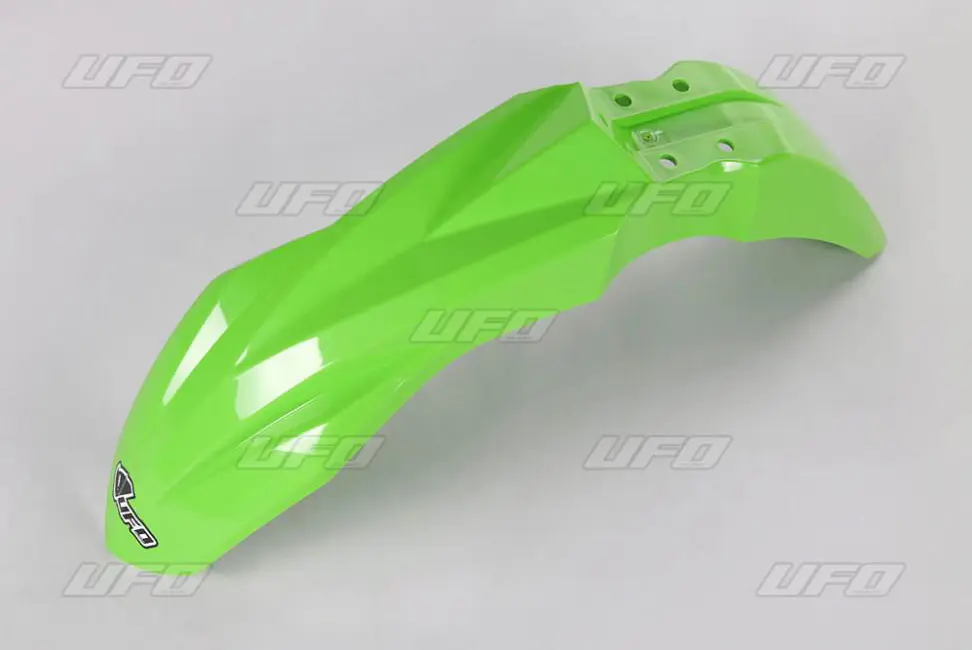 UFO blatník přední KAWASAKI KXF 250 18-26, KXF 450 18-25 barva zelená (UFO blatník přední KAWASAKI KXF 250 18-26, KXF 450 18-25 barva zelená)