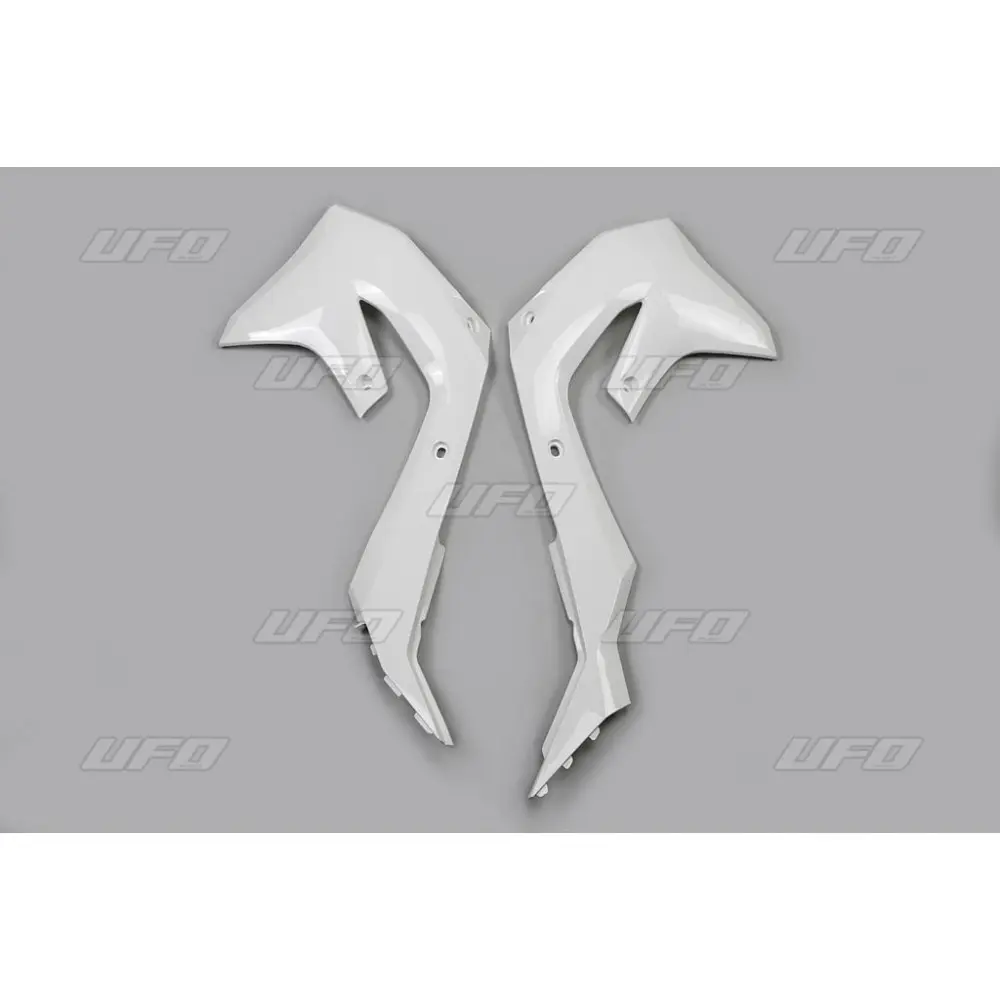 UFO kryty chladiče KAWASAKI KXF 250 21-24, KXF 450 19-23 barva bílá (UFO kryty chladiče KAWASAKI KXF 250 21-24, KXF 450 19-23 barva bílá)