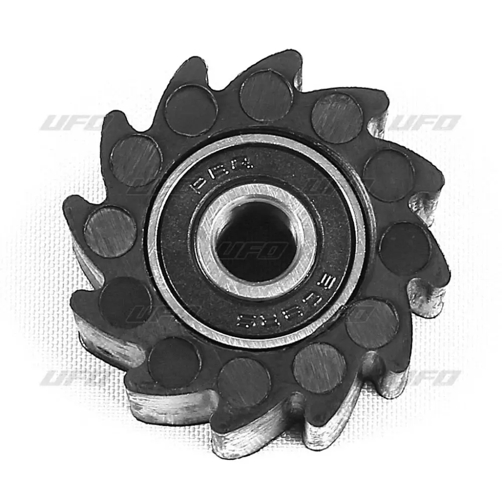 UFO rolna řetězu KAWASAKI KXF 250 21-24, KXF 450 19-23, barva černá, ozubená (8X38X24mm) 79-5014 (UFO rolna řetězu KAWASAKI KXF 250 21-24, KXF 450)