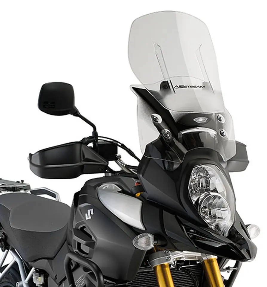 KAPPA plexi štít SUZUKI DL1000 V-STROM (14-19) s regulací AIRFLOW průhledný - nahrazuje KAF3105 (KAPPA plexi štít SUZUKI DL1000 V-STROM (14-19) s)