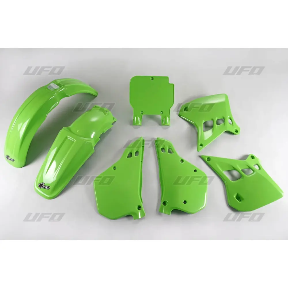 UFO kompletní sada plastů KAWASAKI KX 125 90-91 barva OEM 91 (zelená) (KA196E999A) (UFO kompletní sada plastů KAWASAKI KX 125 90-91 barva OEM 91)