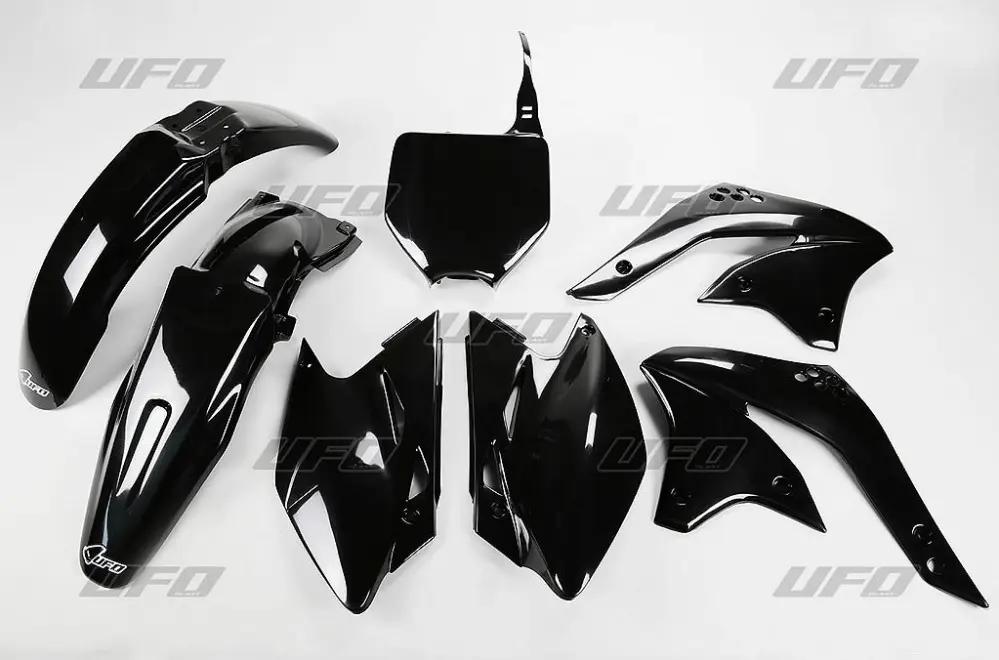 UFO kompletní sada plastů KAWASAKI KXF 450 06-08 barva černá (KA211E001) (UFO kompletní sada plastů KAWASAKI KXF 450 06-08 barva černá (KA211E001))