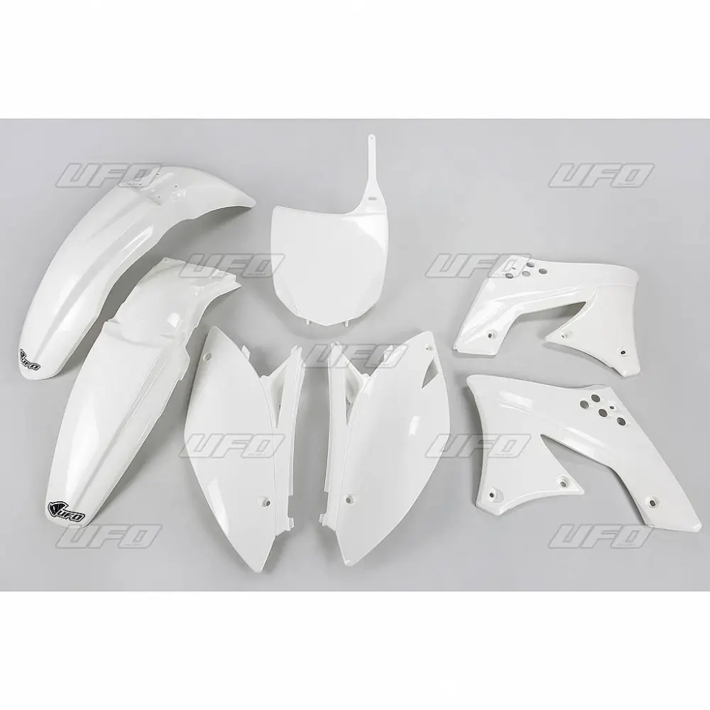 UFO kompletní sada plastů KAWASAKI KXF 250 09- 12 barva bílá (KA212E047) - VÝPRODEJ (UFO kompletní sada plastů KAWASAKI KXF 250 09- 12 barva bílá)