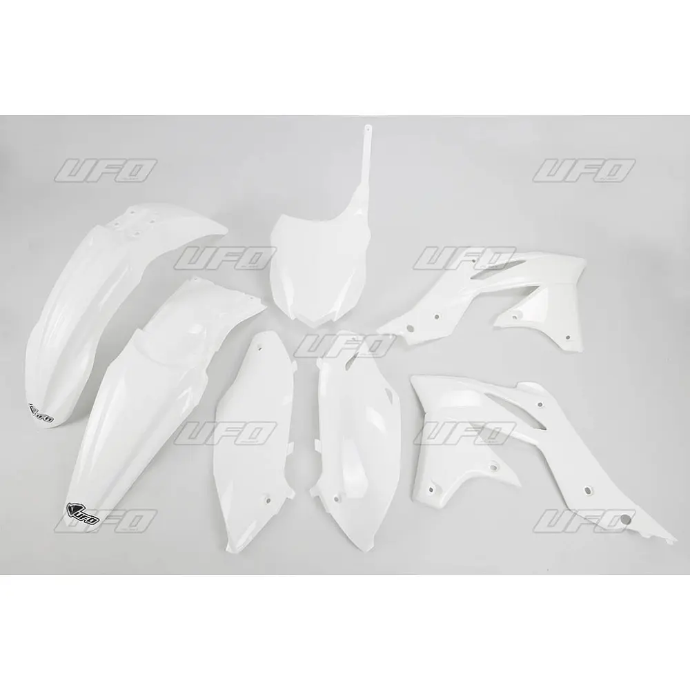 UFO kompletní sada plastů KAWASAKI KXF 250 13-16 barva bílá (KA219E047) (UFO kompletní sada plastů KAWASAKI KXF 250 13-16 barva bílá (KA219E047))