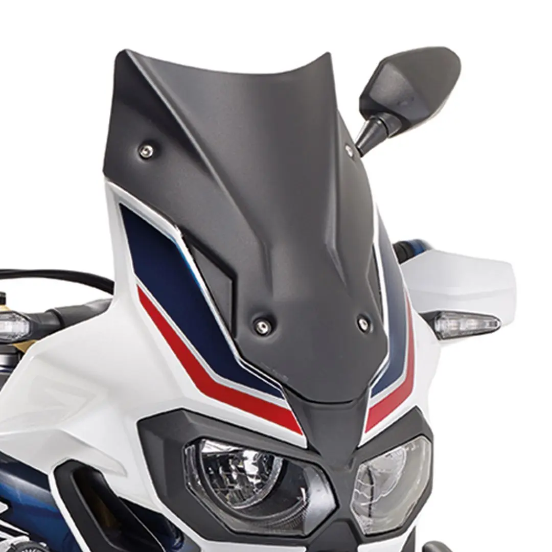 KAPPA plexi HONDA CRF 1000L AFRICA TWIN (16-19), CRF 1000L AFRICA TWIN ADVENTURE SPORTS (18-19) 40 X 31 cm černé matné ( )