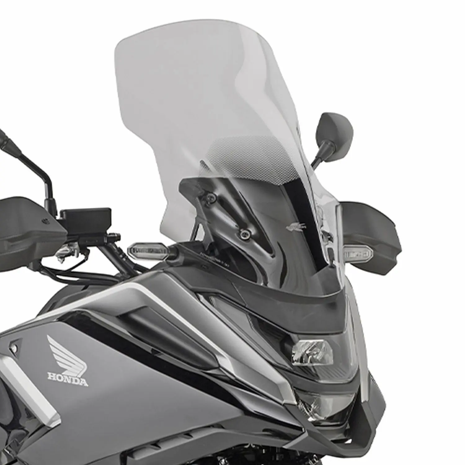 KAPPA plexi štít HONDA NC 750 X 25-, (52,5 x 37cm) průhledný (12,5 cm vyšší než originál) (KAPPA plexi štít HONDA NC 750 X 25-, (52,5 x 37cm))