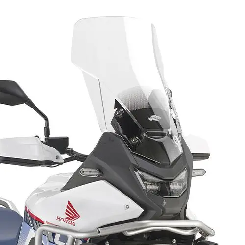 KAPPA plexi štít HONDA XL 750 TRANSALP 25- (výška 56 cm x šířka 38,5 cm) průhledný (16 cm vyšší než originál) (KAPPA plexi štít HONDA XL 750 TRANSALP)