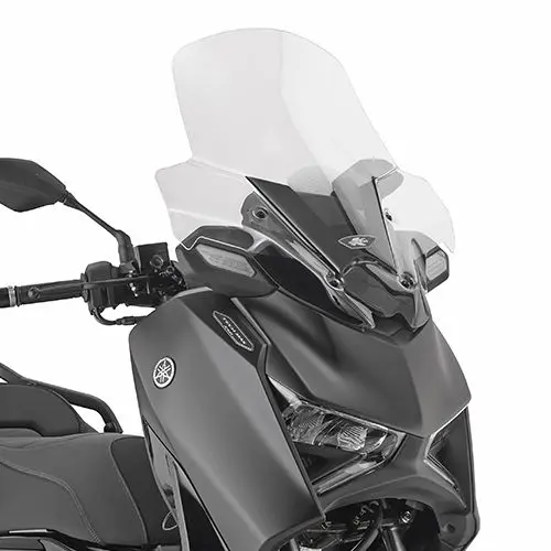 KAPPA plexi štít YAMAHA X-MAX 300 TECH MAX 25- (58,5 cm x 58 cm) průhledný (10 cm vyšší než originál) ( )