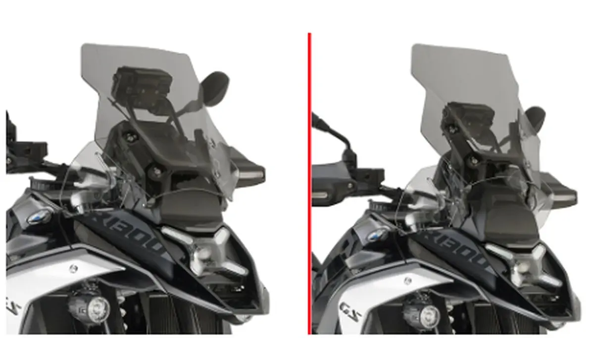 KAPPA plexi BMW R 1300 GS 24-25 R 1300GS ADVENTURE 25 ztmavené (pro modely s radarem) (KAPPA plexi BMW R 1300 GS 24-25 R 1300GS ADVENTURE 25 ztmavené)