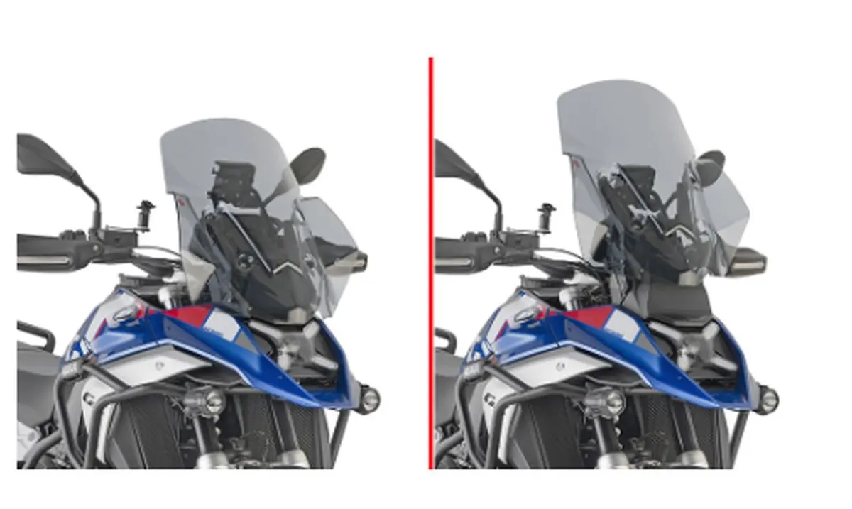 KAPPA plexi BMW R 1300 GS 24-25 (54,5 X 49 cm) ztmavené (pro modely bez radaru) (KAPPA plexi BMW R 1300 GS 24-25 (54,5 X 49 cm) ztmavené (pro modely)