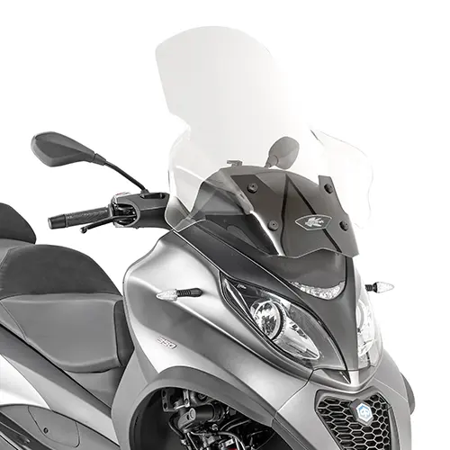 KAPPA plexi štít PIAGGIO MP3 350/400/500 SPORT / BUSINESS 18-21 71,5 x 65 cm průhledná (KAPPA plexi štít PIAGGIO MP3 350/400/500 SPORT / BUSINESS)