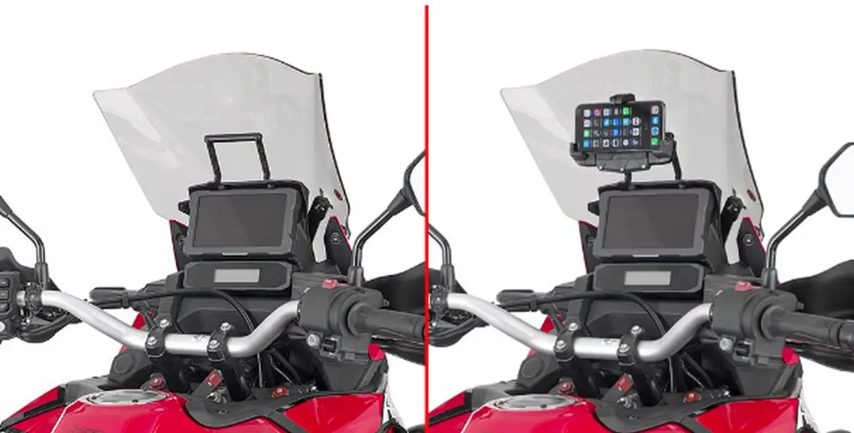 KAPPA příčník pro montáž brašen a držáků GPS / smartphone HONDA CRF 1100L AFRICA TWIN 20-23 (KAPPA příčník pro montáž brašen a držáků GPS /)