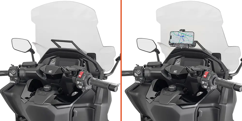 KAPPA příčník pro montáž brašen a držáků GPS/smartphone HONDA FORZA 750 '25-26 (KAPPA příčník pro montáž brašen a držáků GPS/smartphone HONDA FORZA)