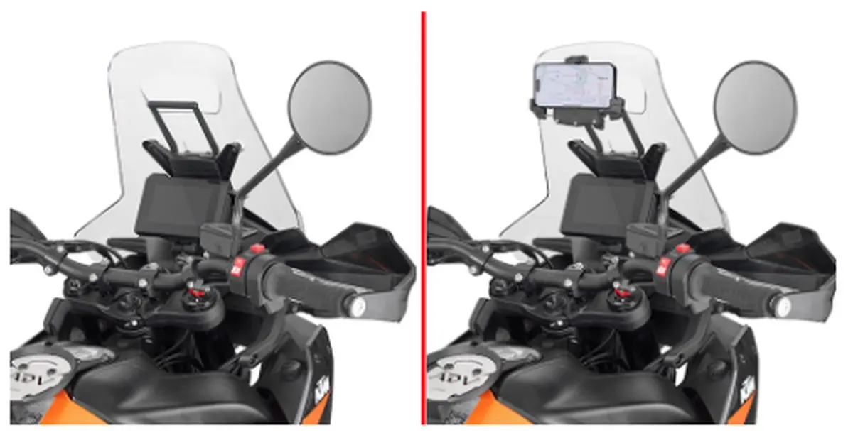KAPPA hrazda pro montáž brašen a držáků GPS/smartphone KTM 790 ADVENTURE 23-25 890 ADVENTURE 23-25 (KAPPA hrazda pro montáž brašen a držáků)
