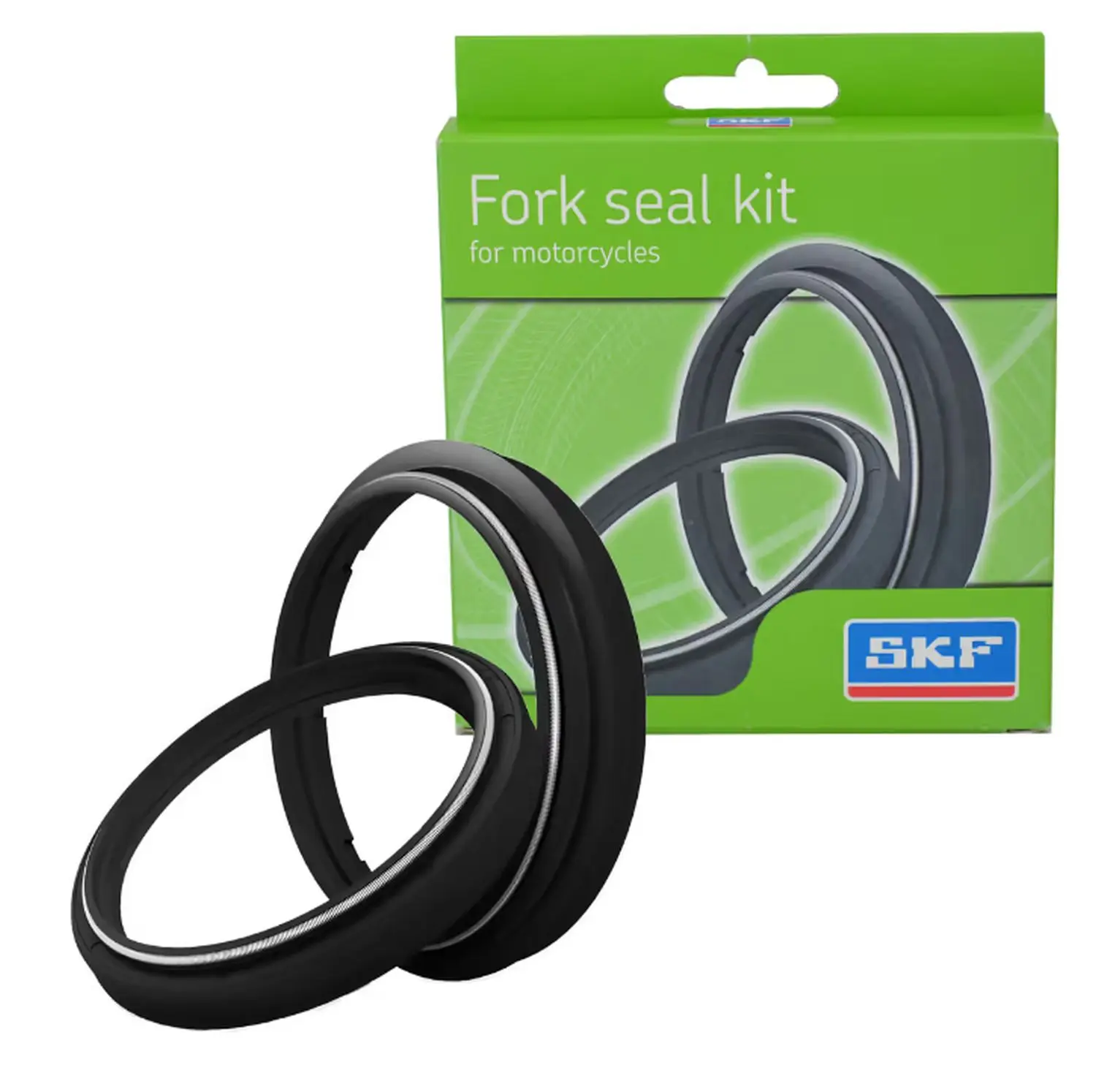 SKF těsnění přední vidlice prachová a olejová (pro vidlice KAYABA 41MM) (41X53,1X7,5MM / 41X53,5X5MM) (sada na 1 nohu) HONDA VT 750 SHADOW '07-'16,