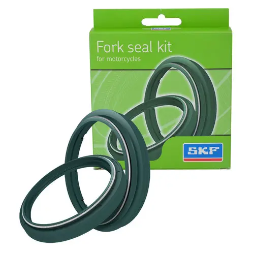 SKF sada (1 pár) těsnění přední vidlice (olejové a prachové) KAYABA 43 mm KAWASAKI, HONDA, DUCATI, SUZUKI, YAMAHA (SKF sada (1 pár) těsnění přední)