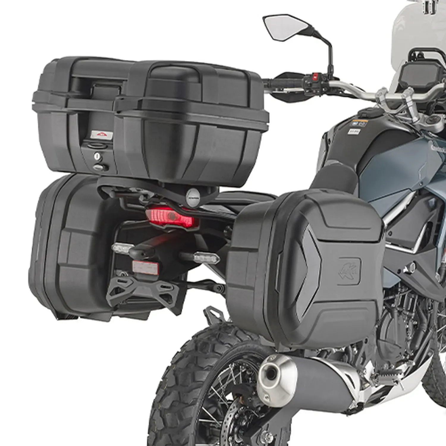 KAPPA nosič bočních kufrů MONOKEY KAWASAKI KLE 500 / SE '26- - také pro kufry MONOKEY KMS K'MISSION ALU (KAPPA nosič bočních kufrů MONOKEY KAWASAKI)