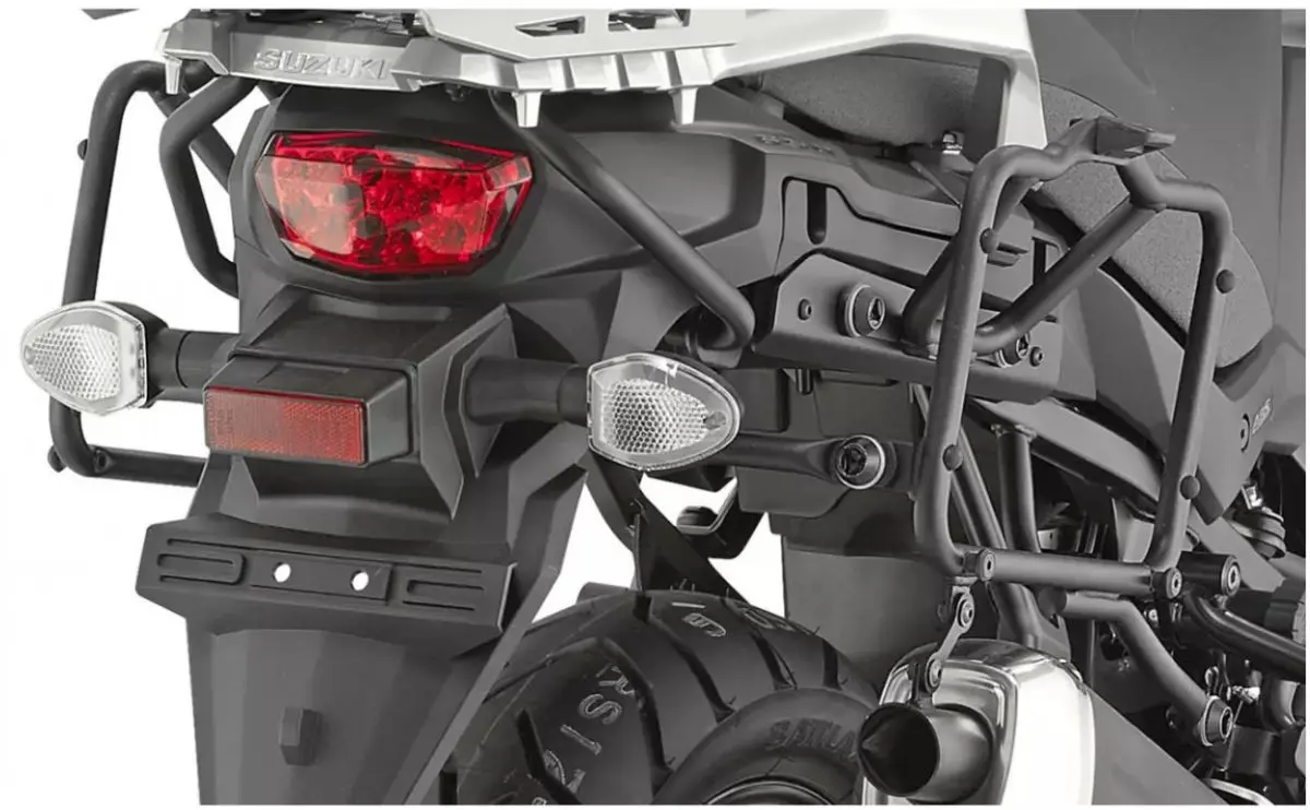 KAPPA boční nosič kufru rychlomontáž MONOKEY SUZUKI DL 650 V STROM 17-24 - také pod kufry MONOKEY KMS K'MISSION ALU (KAPPA boční nosič kufru)