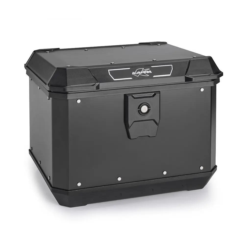 KAPPA zadní kufr MONOLOCK 50L KMX500B KMETROBOX hliníkový černý (KAPPA zadní kufr MONOLOCK 50L KMX500B KMETROBOX hliníkový černý)