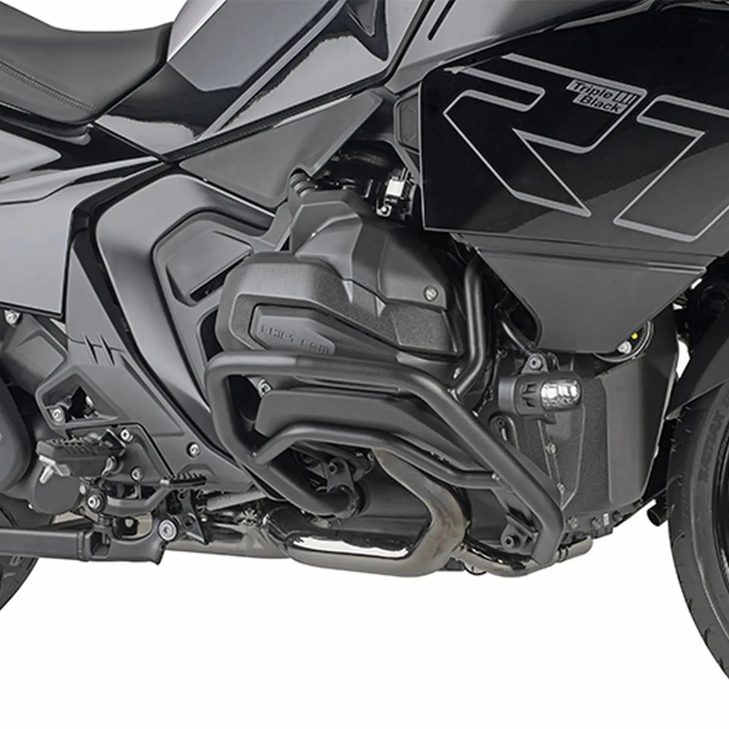 KAPPA padací rámy ochrany motoru BMW R 1300 RT '26- barva černá (KAPPA padací rámy ochrany motoru BMW R 1300 RT '26- barva černá)