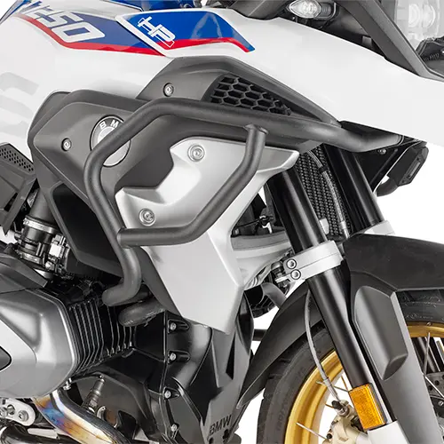 KAPPA padací rám BMW R 1200GS (14-18), R 1250GS (19-23) černá - horní - u modelu R 1250GS (19-23) pro montáž bez přídavných originálních halogenů ( )