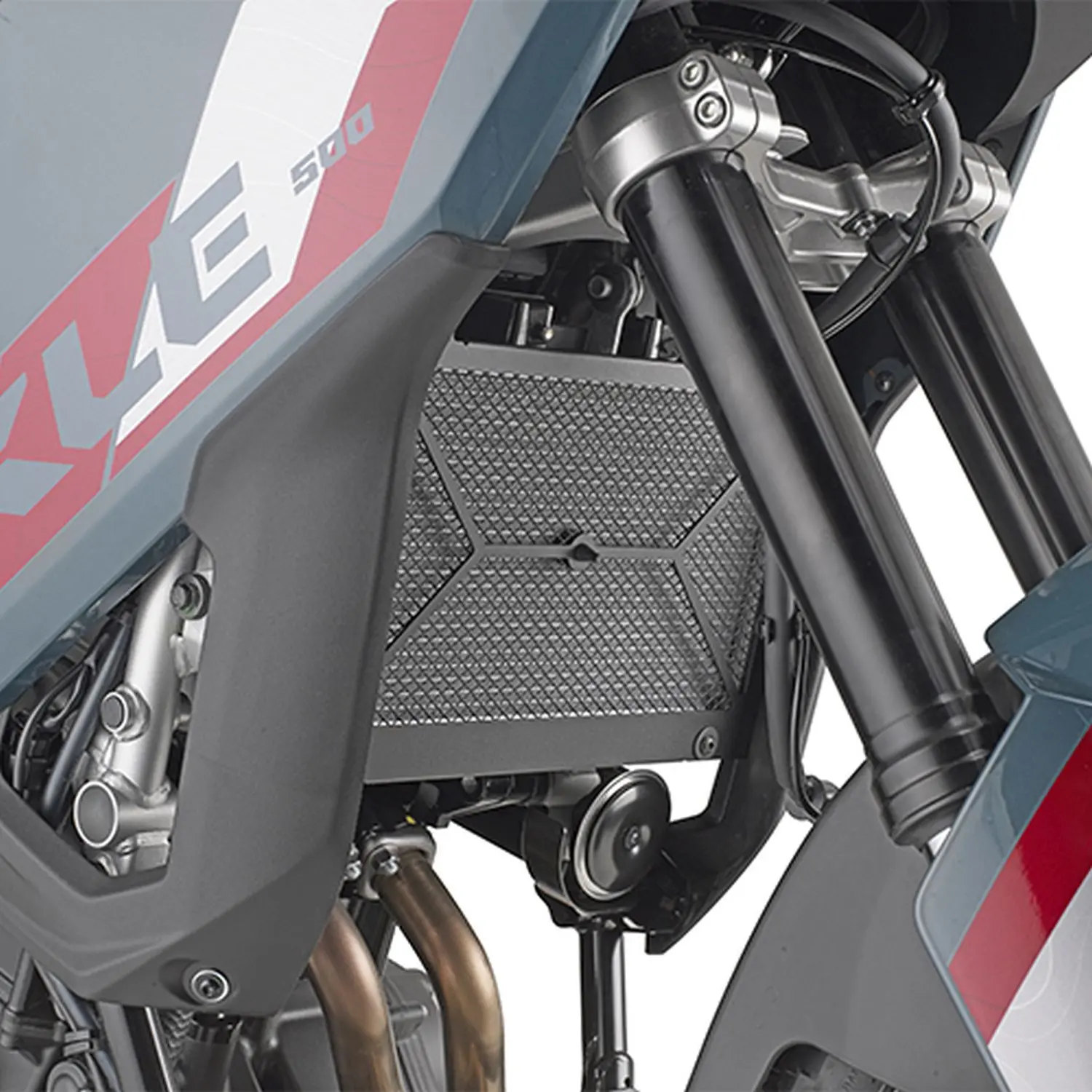 KAPPA kryt chladiče KAWASAKI KLE 500 / SE '26, barva černá ( )