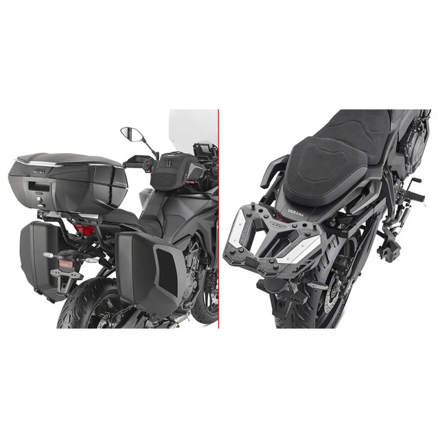 KAPPA zadní nosič kufru YAMAHA TRACER 7 GT 25-26 ( bez plotny ) (KAPPA zadní nosič kufru YAMAHA TRACER 7 GT 25-26 ( bez plotny ))