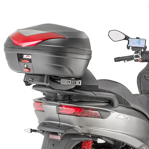KAPPA nosič zadního kufru PIAGGIO MP3 350/400/500 SPORT / BUSINESS 18-21 ( bez plotny ) (KAPPA nosič zadního kufru PIAGGIO MP3 350/400/500 SPORT /)