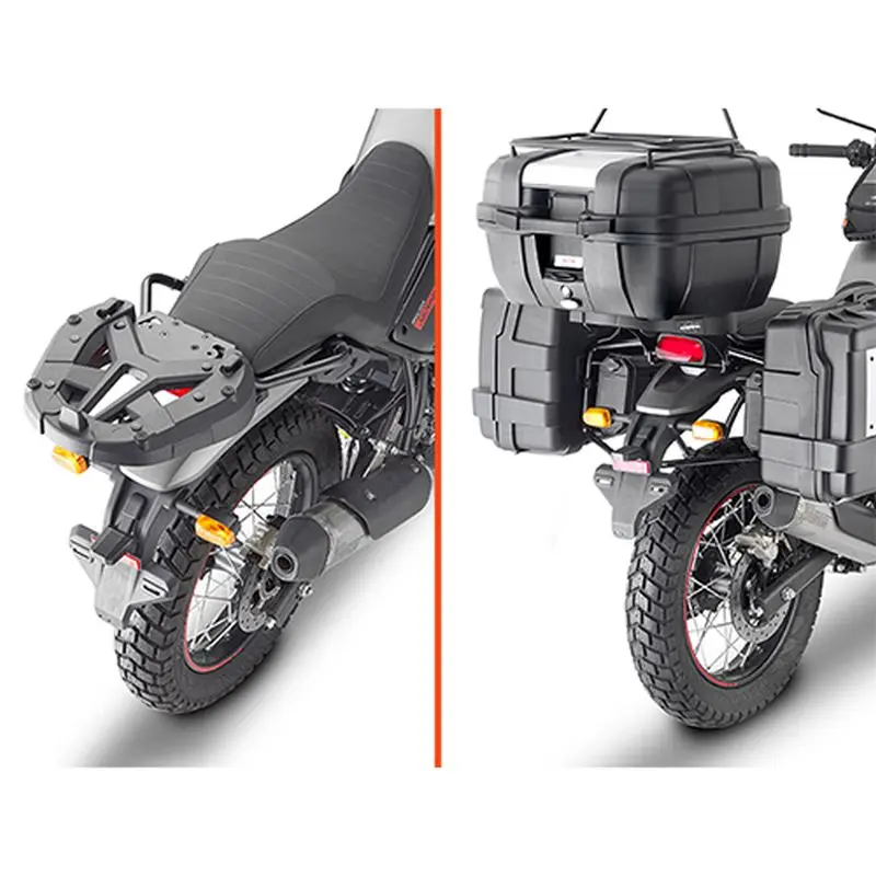 KAPPA zadní nosič kufru ROYAL ENFIELD SCRAM 411 22-24 (bez plotny) (KAPPA zadní nosič kufru ROYAL ENFIELD SCRAM 411 22-24 (bez plotny))
