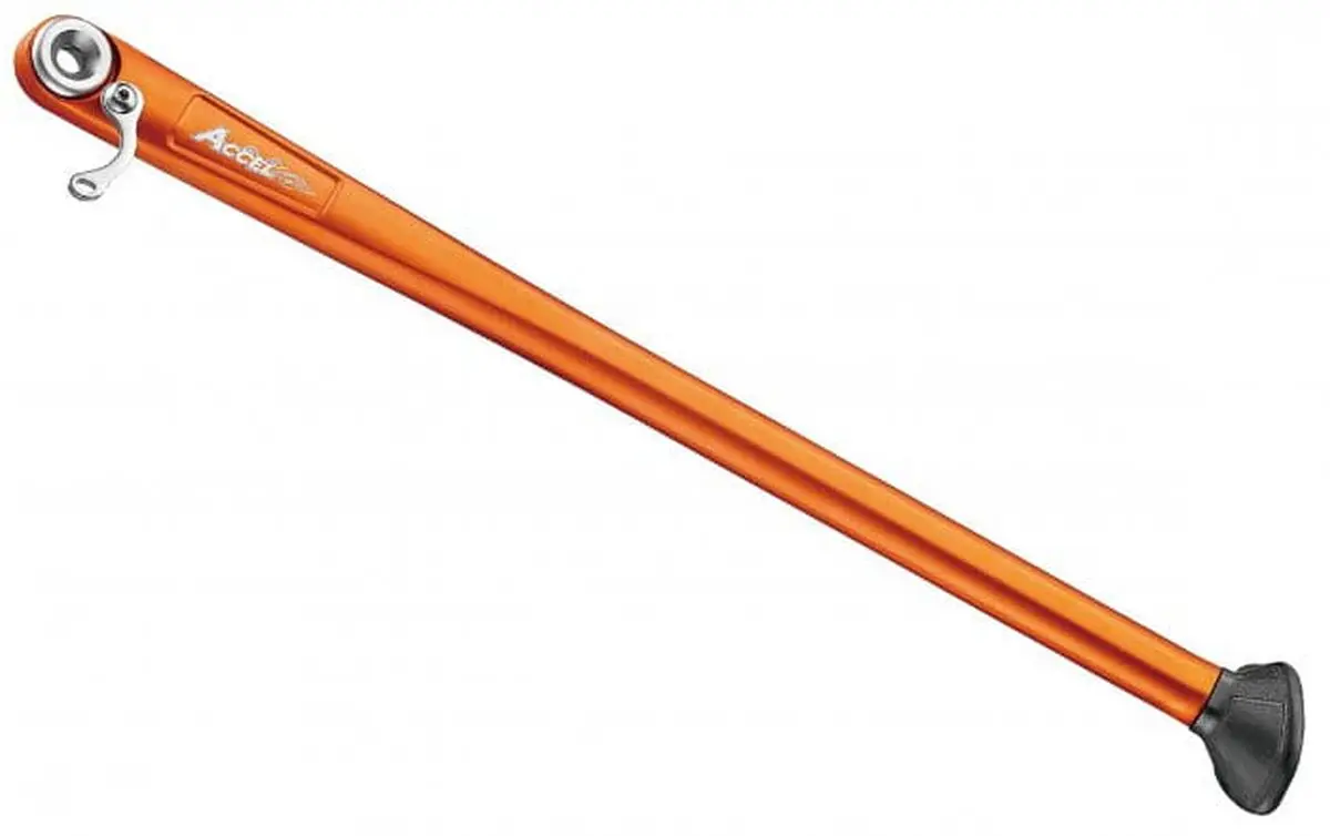 ACCEL boční stojan KTM EXC 200/250/300 08-16, EXCF 250/350/450/500/505/530 08-16, oranžová (hliníková) (78003023044) ( )