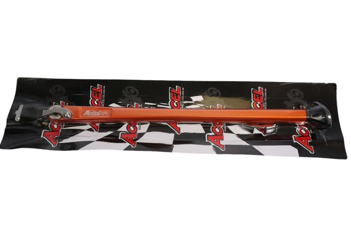 ACCEL boční stojan KTM EXC/EXCF 17-20, HUSQVARNA FE/FX/TE 17-20 barva oranžová (hliníková) (79003023044) (ACCEL boční stojan KTM EXC/EXCF 17-20,)