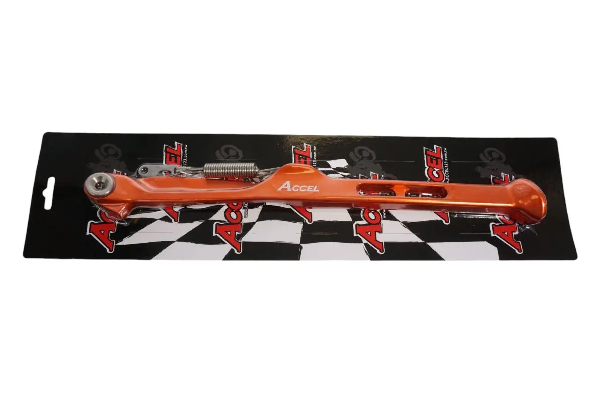 ACCEL stojan KTM XC 125 / 250 / 300 / 350 / 450 23, HUSQVARNA FX 350 / 450 23, TX 300 23, (OEM:A46003023044) barva oranžová (ACCEL stojan KTM XC 125)