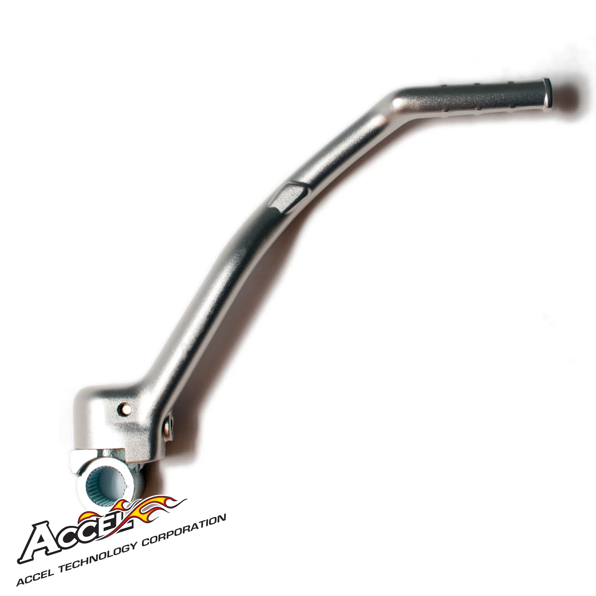 ACCEL startovací páka hliníková YAMAHA YZF 250 10-18, WR 250F 15-19, barva stříbrná ( )