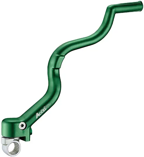 ACCEL startovací páka hliníková KAWASAKI KXF 450 07-15, KLX 450R 08-19, barva zelená ( )