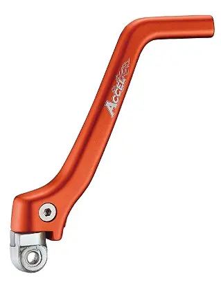 ACCEL startovací páka hliníková KTM SX 85 03-17, SX105 04-11, barva oranžová (ACCEL startovací páka hliníková KTM SX 85 03-17, SX105 04-11, barva)