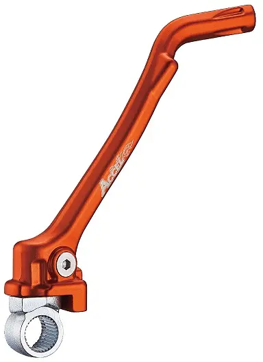 ACCEL startovací páka hliníková KTM SX65 16-23, HUSQVARNA TC 65 17-23 barva oranžová ( )
