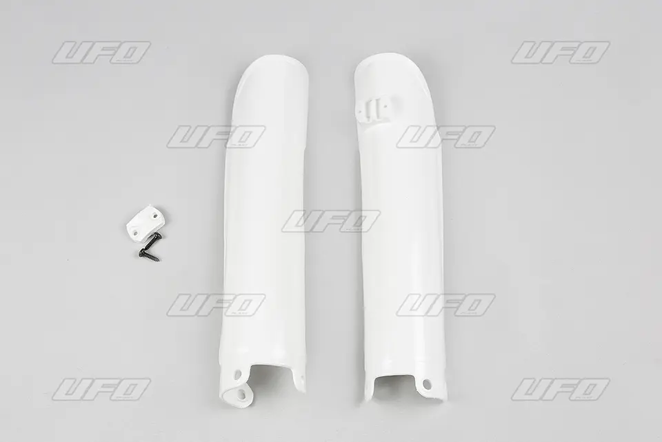 UFO kryty předních vidlic KTM SX/SXF 01-06, EXC 01-07 barva bílá (UFO kryty předních vidlic KTM SX/SXF 01-06, EXC 01-07 barva bílá)