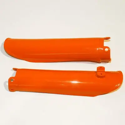 UFO kryty předních vidlic KTM SX/SXF 01-06, EXC 01-07 barva oranžová (UFO kryty předních vidlic KTM SX/SXF 01-06, EXC 01-07 barva oranžová)