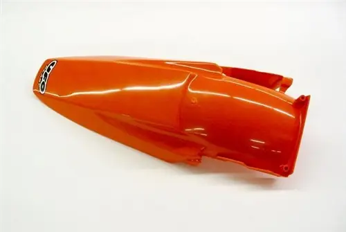 UFO blatník zadní KTM 2T 98-03, 4T 00-03 bez bočnic barva oranžová (UFO blatník zadní KTM 2T 98-03, 4T 00-03 bez bočnic barva oranžová)