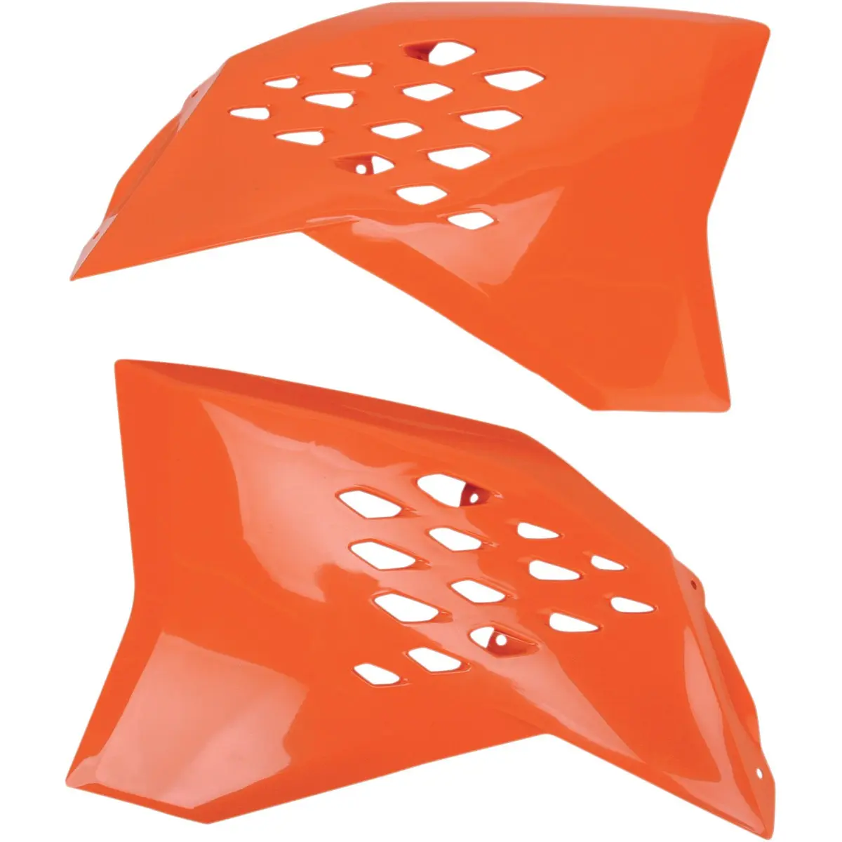 UFO kryty chladiče KTM SX 07-08, EXC 08 barva oranžová = KT04016127 (UFO kryty chladiče KTM SX 07-08, EXC 08 barva oranžová = KT04016127)