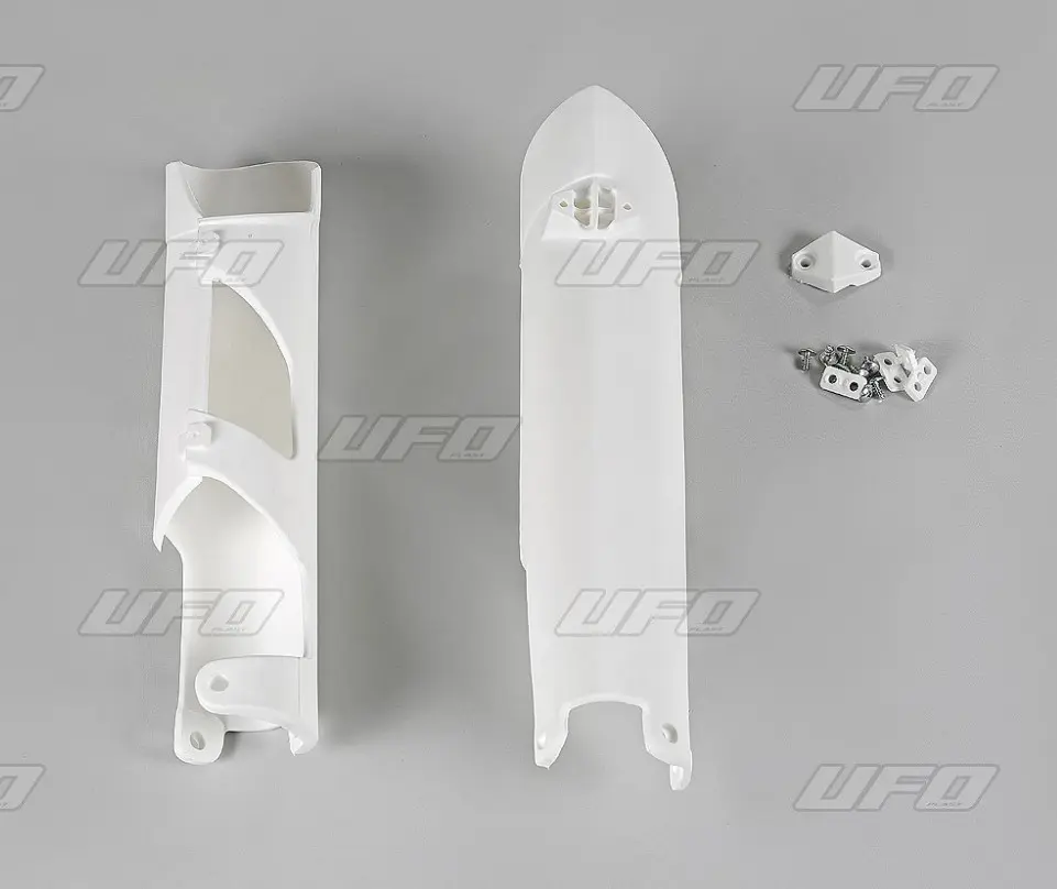 UFO kryty předních tlumičů KTM SX/SXF 07-14, EXC 08-15 barva bílá OEM 7800109410004 - nahrazuje HU03356041 (UFO kryty předních tlumičů KTM SX/SXF)